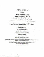 Art for Peace, Art Against War