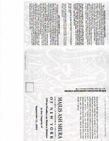 Official Position on Matters Related to the Tragedy of September 11, 2001 [1 of 2]