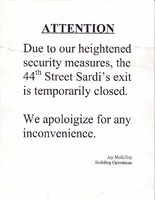 Attention: Due to our heightened security measures...