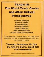 Teach-in: The World Trade Center and After: Critical Perspectives