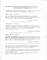 NY News and Letters Committee Invites You to our December Discussions