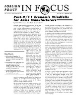 Post-9/11 Economic Windfalls