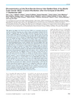 Characterization of the Dust/Smoke Aerosol that Settled East of the World Trade Center (WTC) in Lowe