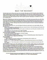 Walk for Recovery