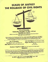 Scales of Justice?  The Rollback of Civil Rights